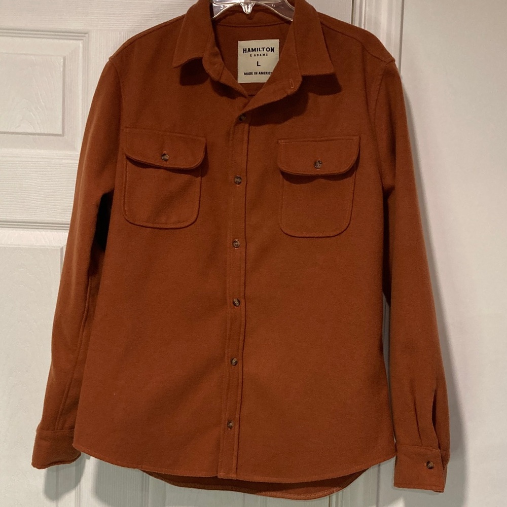Hamilton Rust Button-Up Shirt